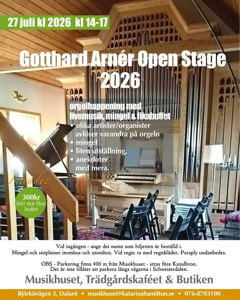 Gotthard Arnér Open Stage 2026