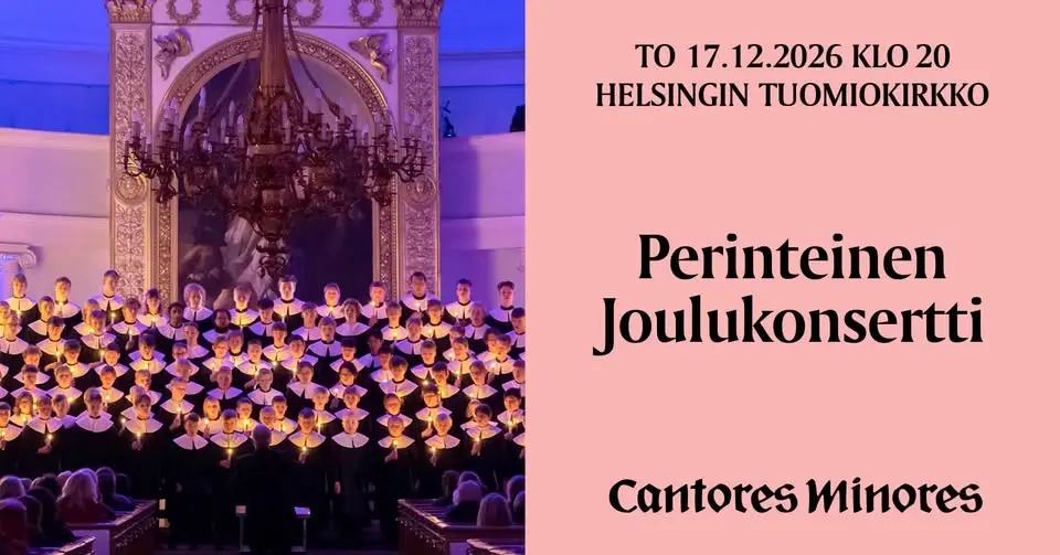 Cantores Minores - PERINTEINEN JOULUKONSERTTI