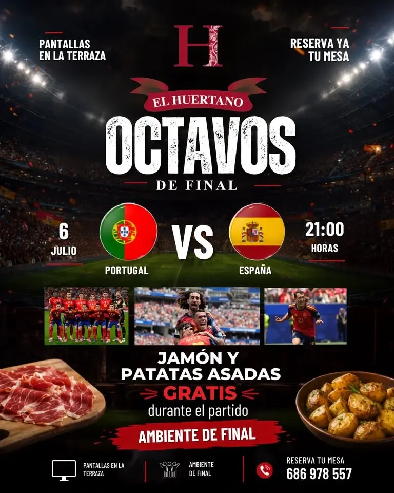 OCTAVOS DE FINAL DEL MUNDIAL EN MESÓN EL HUERTANO TORREVIEJA