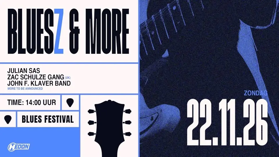 BLUESZ & MORE 2026 | HEDON ZWOLLE