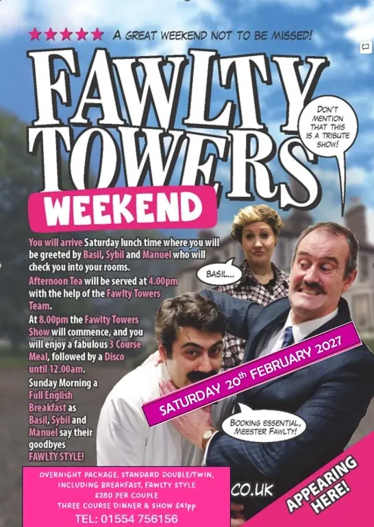 FAWLTY TOWERS WEEKEND EXPERIENCE