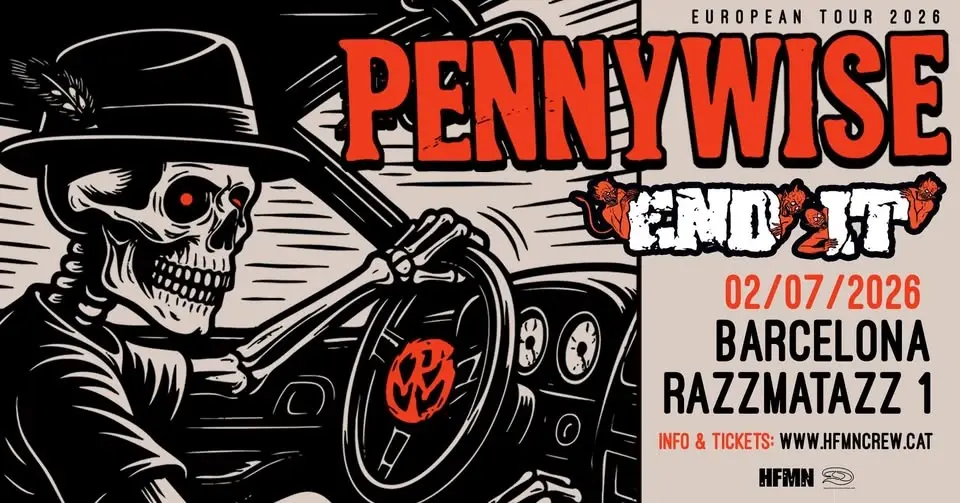 Pennywise + End It (02/07/2026) Barcelona @ Razzmatazz 1