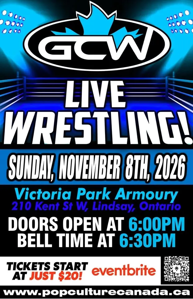 GCW LINDSAY : NOVEMBER 8TH - GREAT CANADIAN WRESTLING