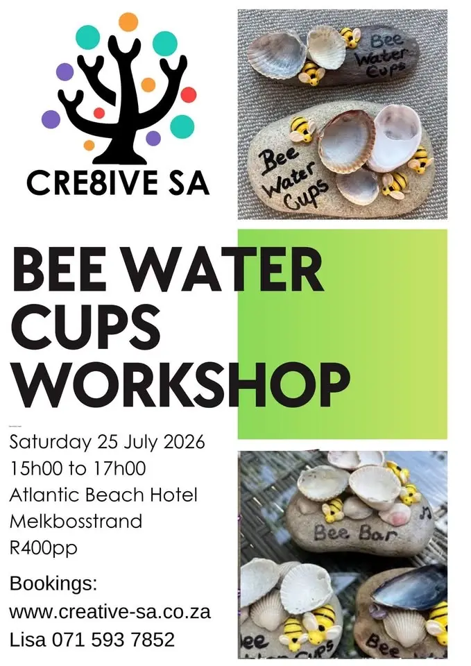 Bee Water Cups Workshop