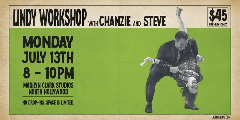 Int/Adv Lindy Workshop w/ Chanzie!
