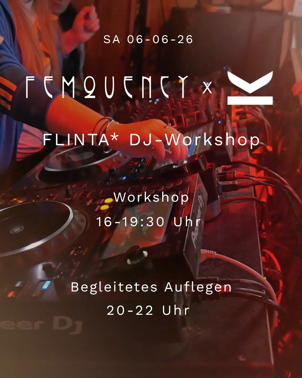 FEMQUENCY FLINTA* DJ-Workshop + Showcase x Velvet Kitchen