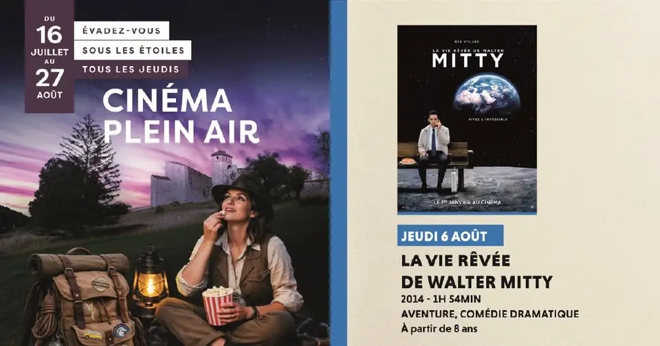 CINEMA PLEIN AIR : La Vie rêvée de Walter Mitty