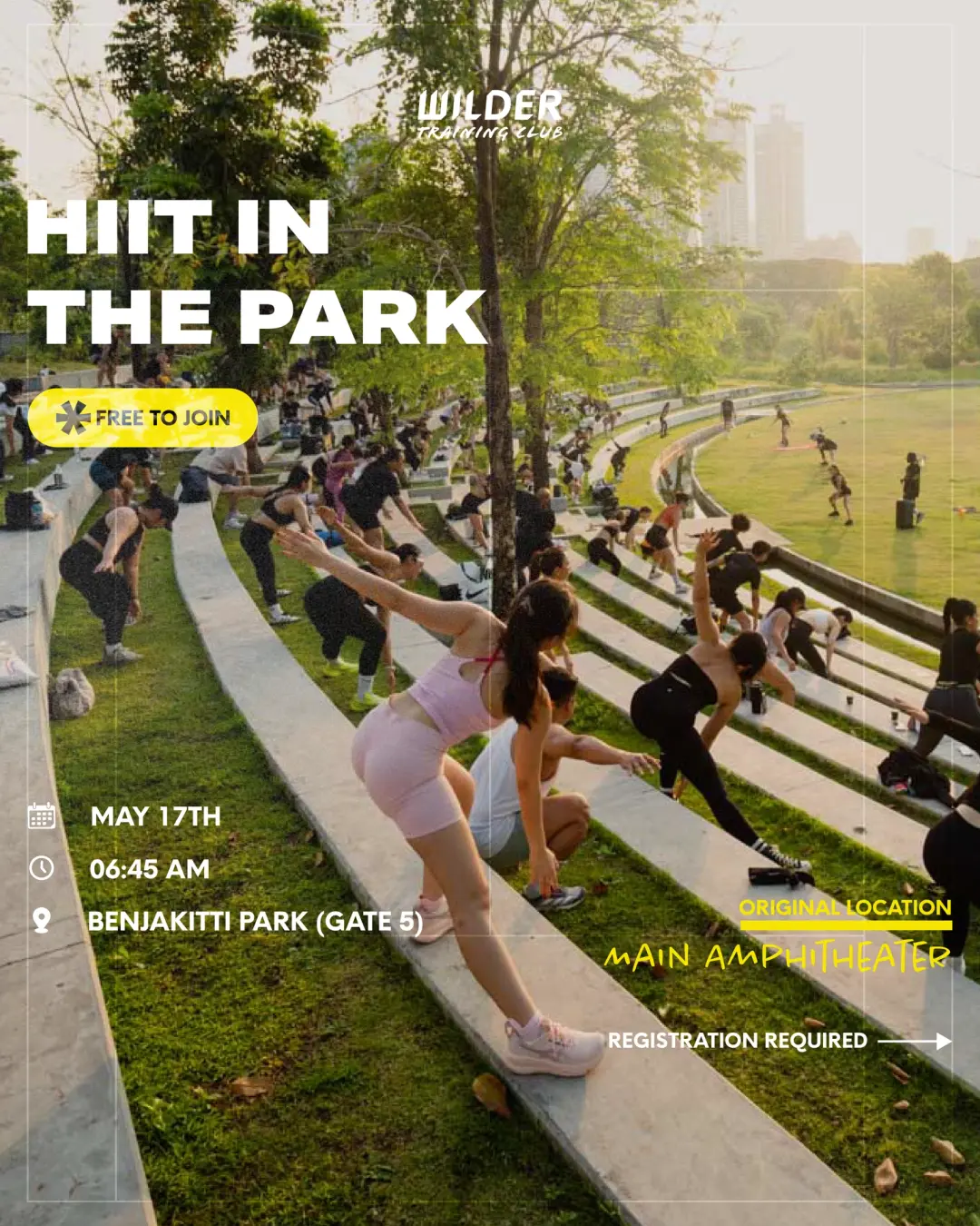 WILDER Training Club / HIIT in the Park