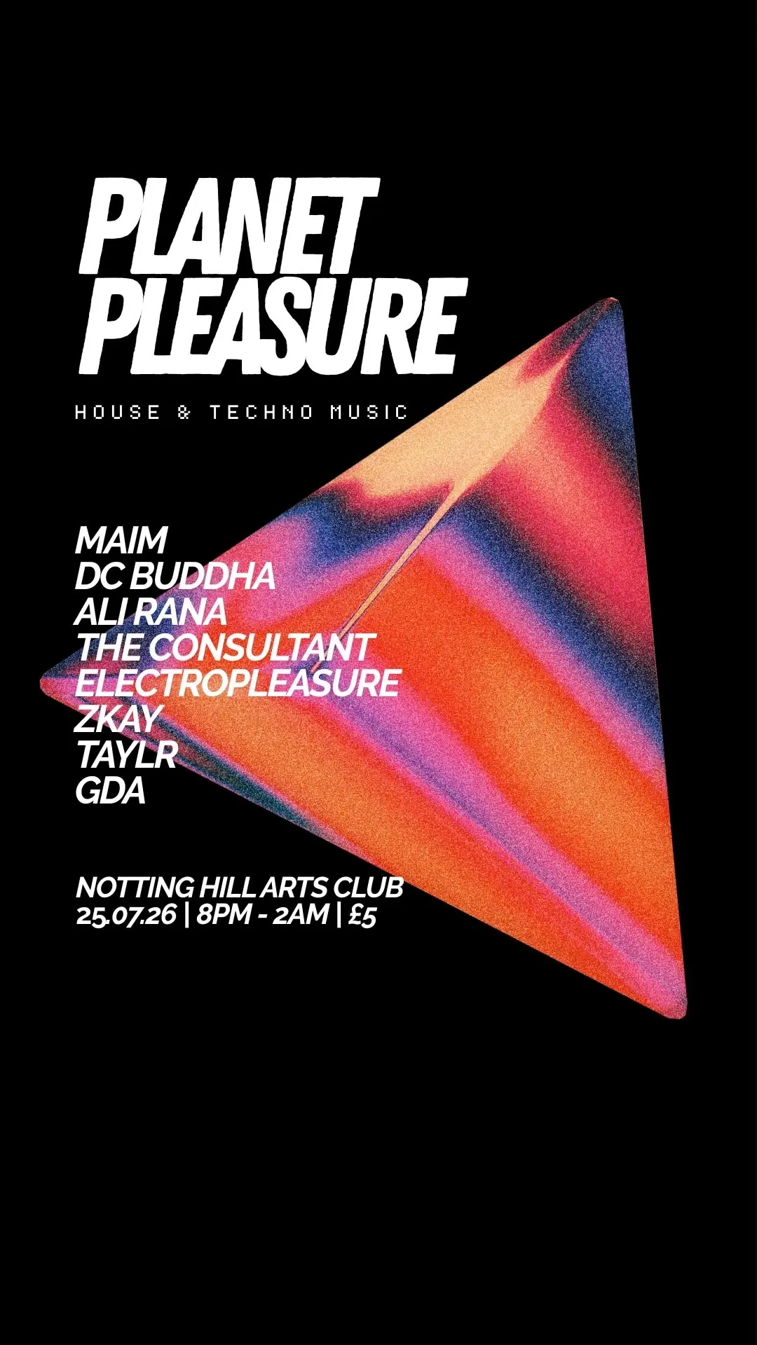 Planet Pleasure Electronic Club Nights