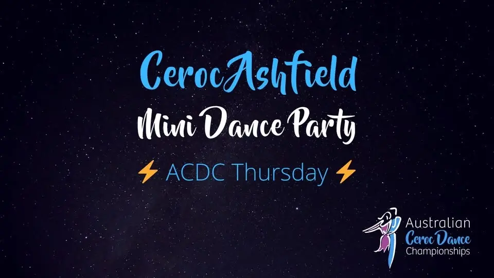Pre ACDC Mini Dance Party @ Ceroc Ashfield!