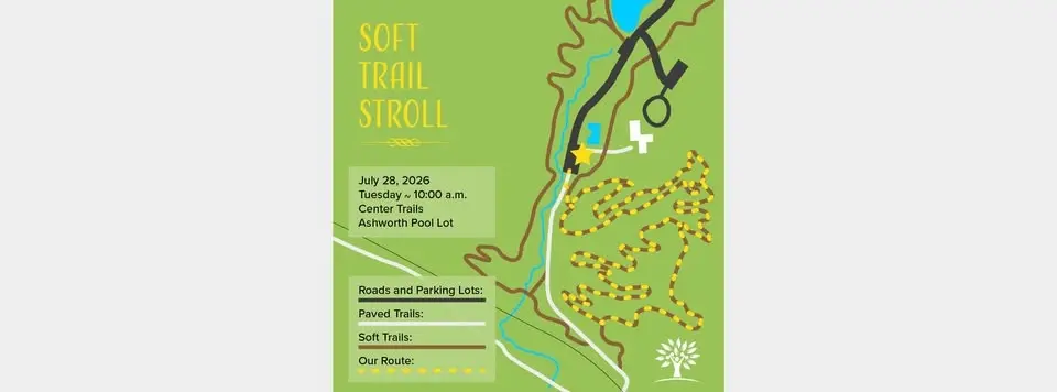 Soft Trail Stroll: Center Trails Hillside/Fingers Loop