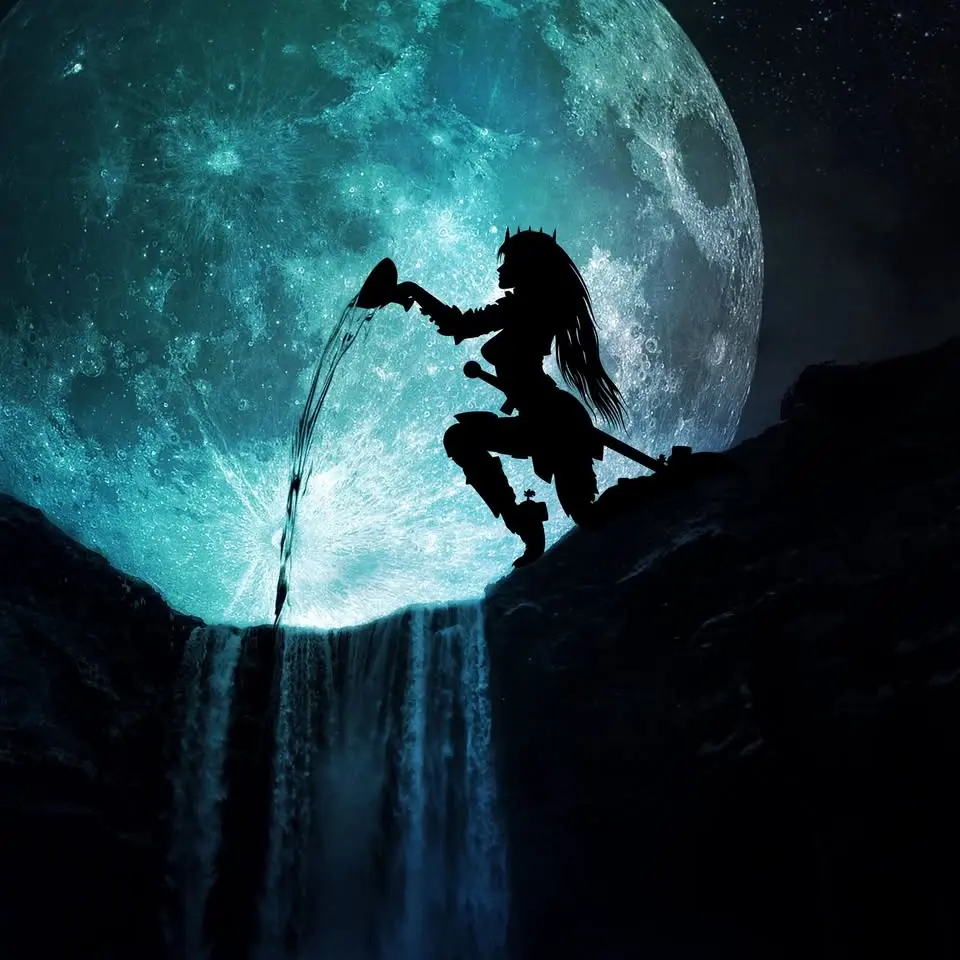 Full Buck Moon in Aquarius Guided Meditation & Water Release 