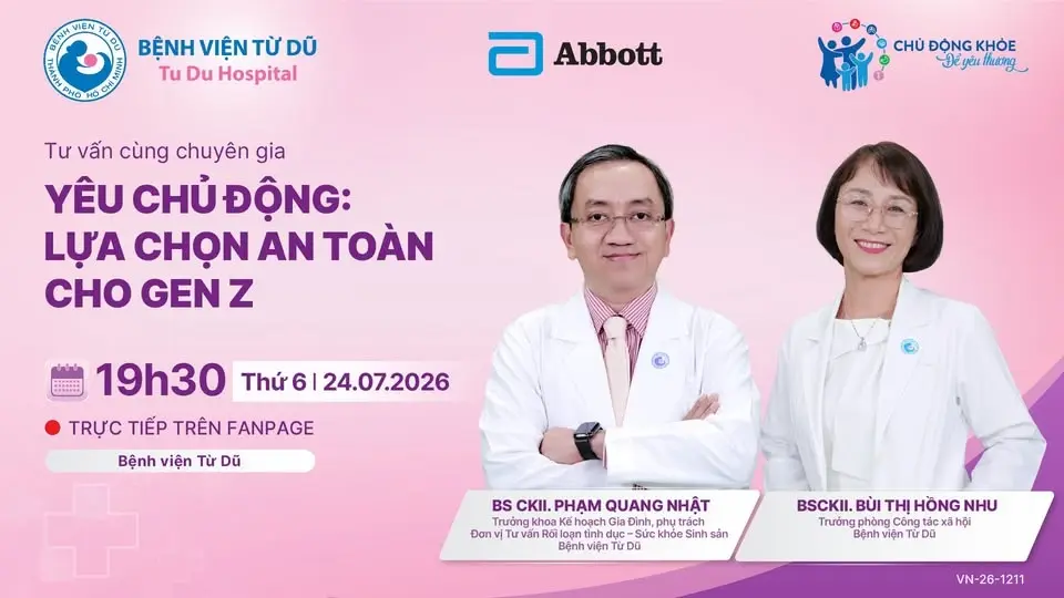 LIVESTREAM: YÊU CHỦ ĐỘNG: LỰA CHỌN AN TOÀN CHO GEN Z