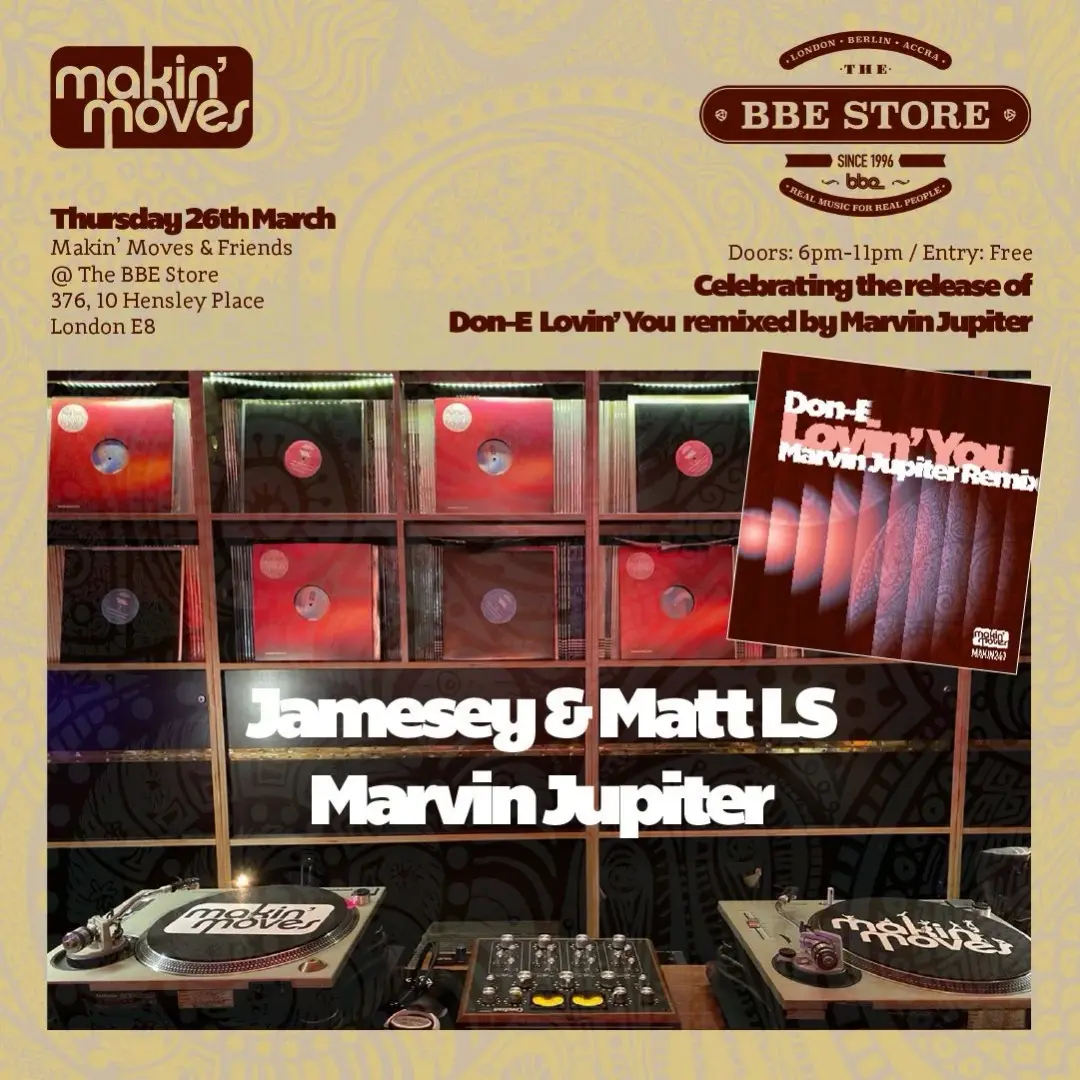 Makin' Moves 'Listening Event' with Marvin Jupiter