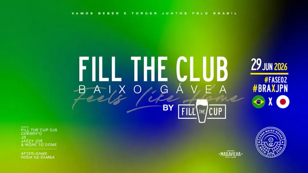 29/06 | Fill.The.Club #04 | Bra X Jpn | Casa Baixo Gávea