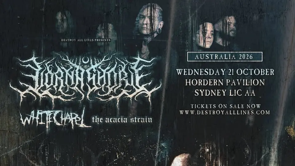 Lorna Shore (US) Aus Tour 2026 w/ Whitechapel (US) & The Acacia Strain (US) | Syd LIC AA