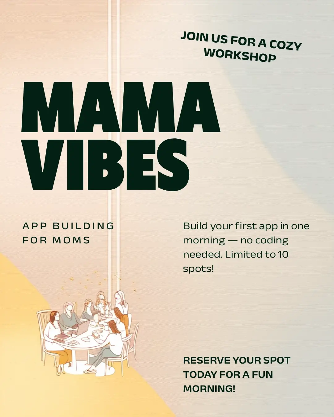Mama Vibes Zurich — Your first app in one morning (no coding needed)