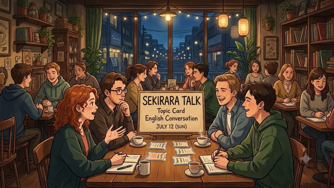🍔🥤 SEKIRARA TALK 💬 Topic Card English Conversation 🌍