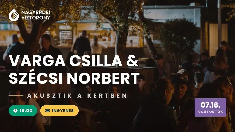 Akusztik a kertben - Varga Csilla & Szécsi Norbert
