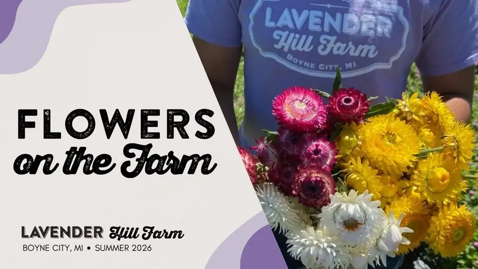 Flowers On The Farm at Lavender Hill Farm