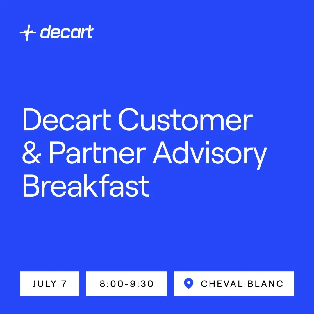 Decart Customer & Partner Advisory Breakfast