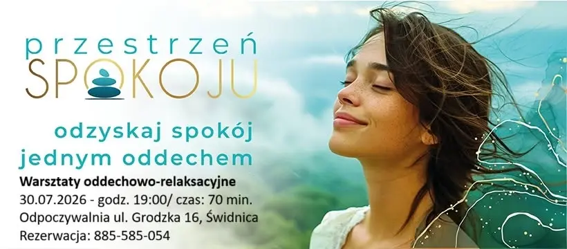 Warsztaty oddechowo-relaksacyjne. Odzyskaj spokój jednym oddechem.