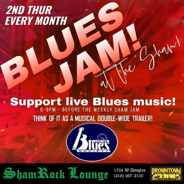 WBS Monthly Blues Jam at the Shamrock