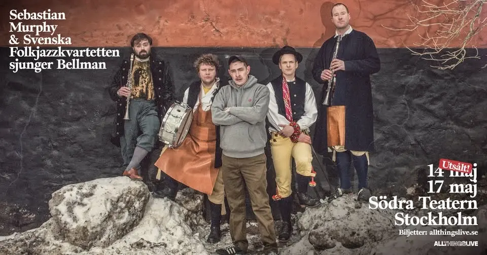 Sebastian Murphy och Svenska Folkjazzkvartetten sjunger Bellman