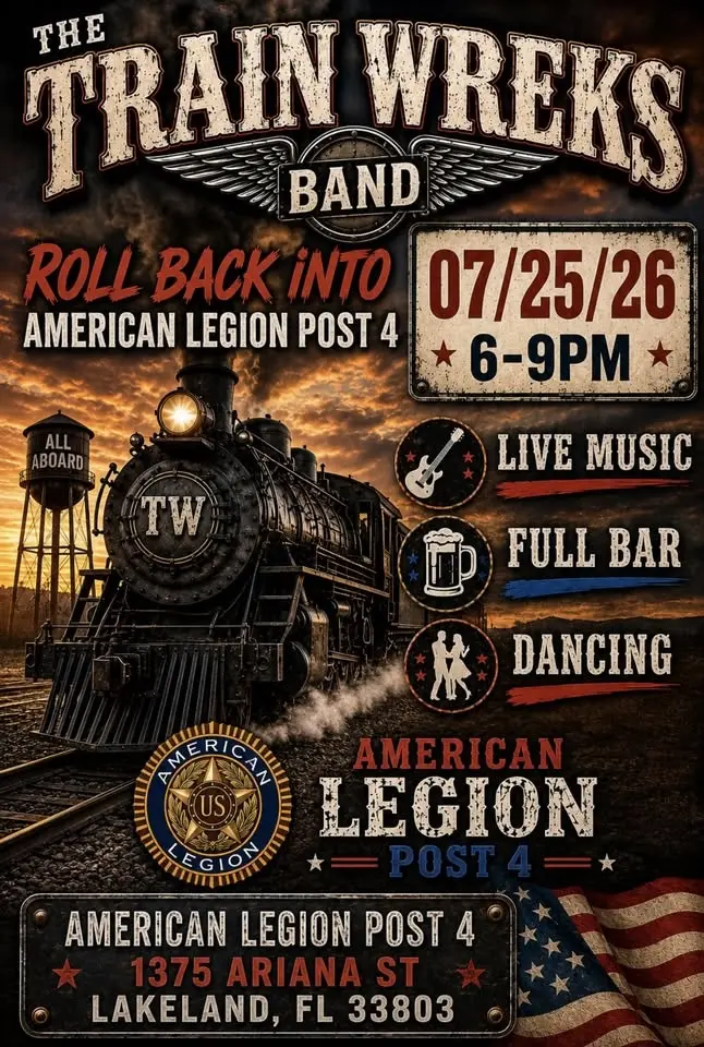 The Train Wreks roll back into Post 4