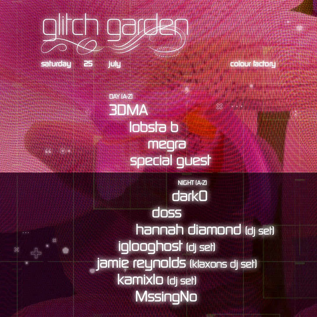 Glitch Garden: Hannah Diamond, Iglooghost, Doss, MssingNo, Lobsta B, Dark0, Kamixlo + more