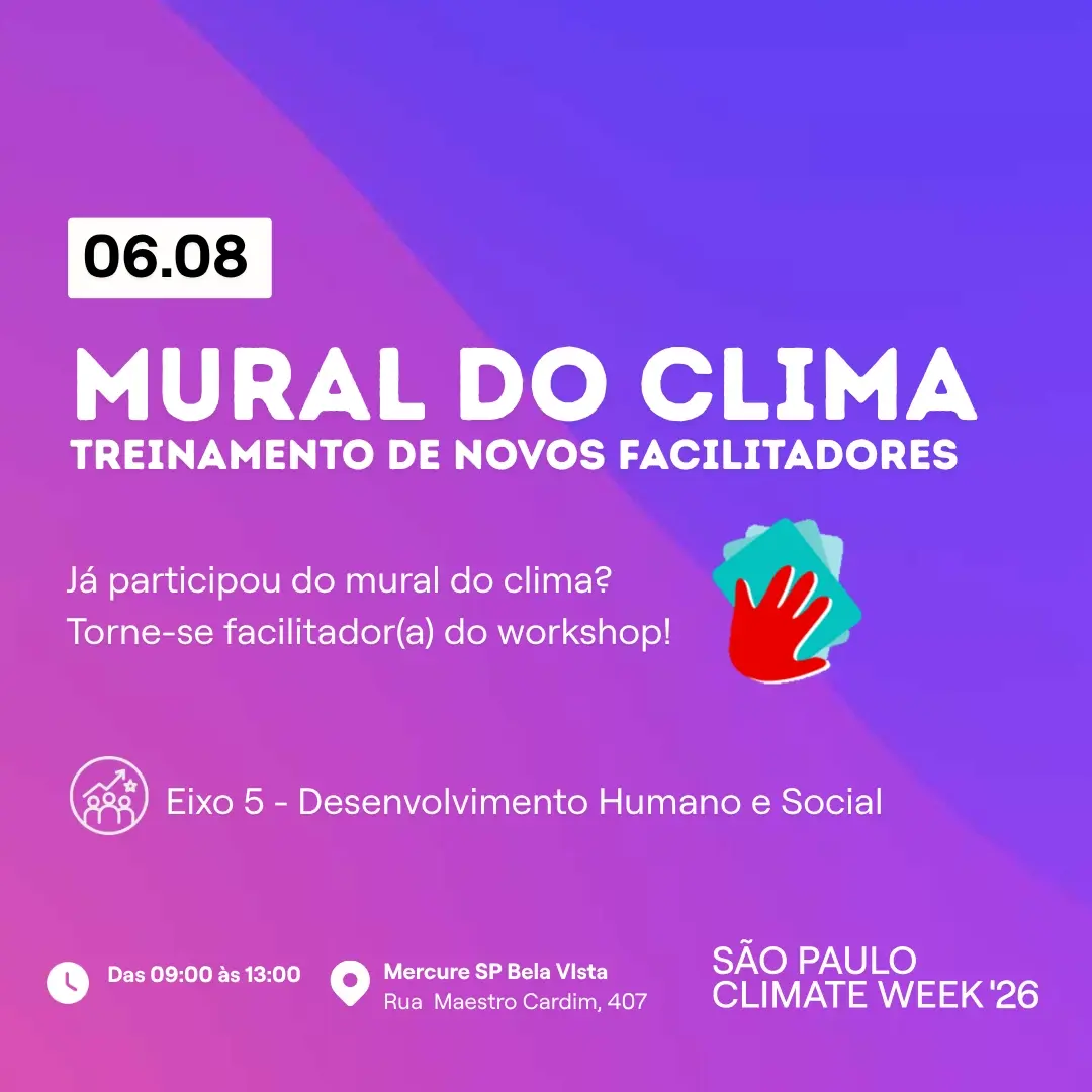 Mural do Clima - Treinamento de novos facilitadores - SP CLimate Week