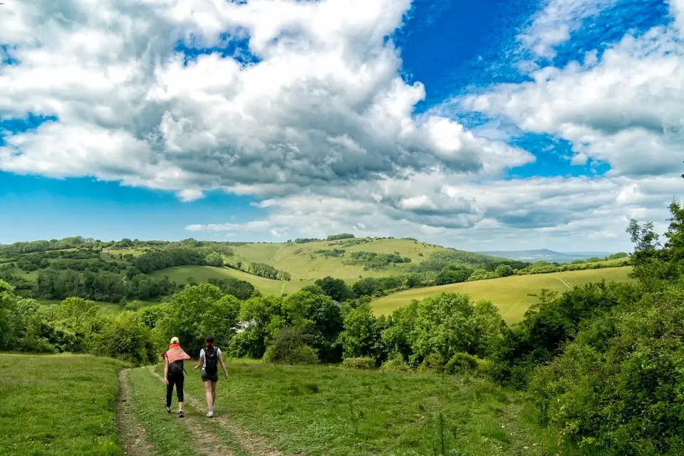 HILLY HIKE 24km - The Devils Dyke valley and Shoreham on Sea, the South Downs