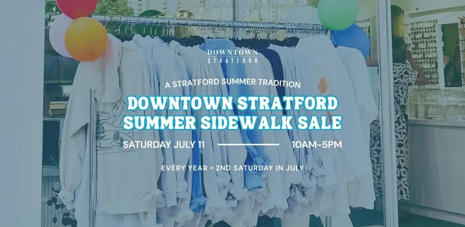 Downtown Stratford Annual Sidewalk Sale