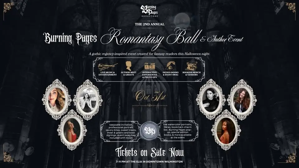Burning Pages 2nd Annual Romantasy Ball | Gothic Regency | Halloween Night
