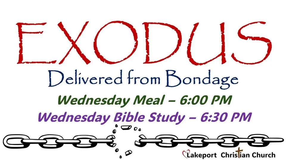 Exodus Bible Study (Meal before study)