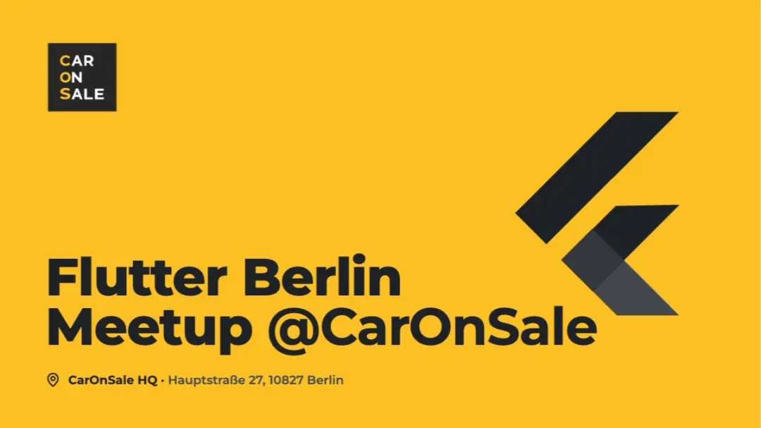 Flutter Berlin × CarOnSale