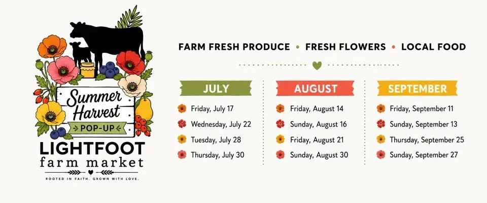 Summer Harvest Pop-Up at Lightfoot Farm Market