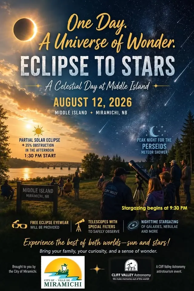ONE DAY - TWO BIG CELESTIAL EVENTS - MIDDLE ISLAND, MIRAMICHI