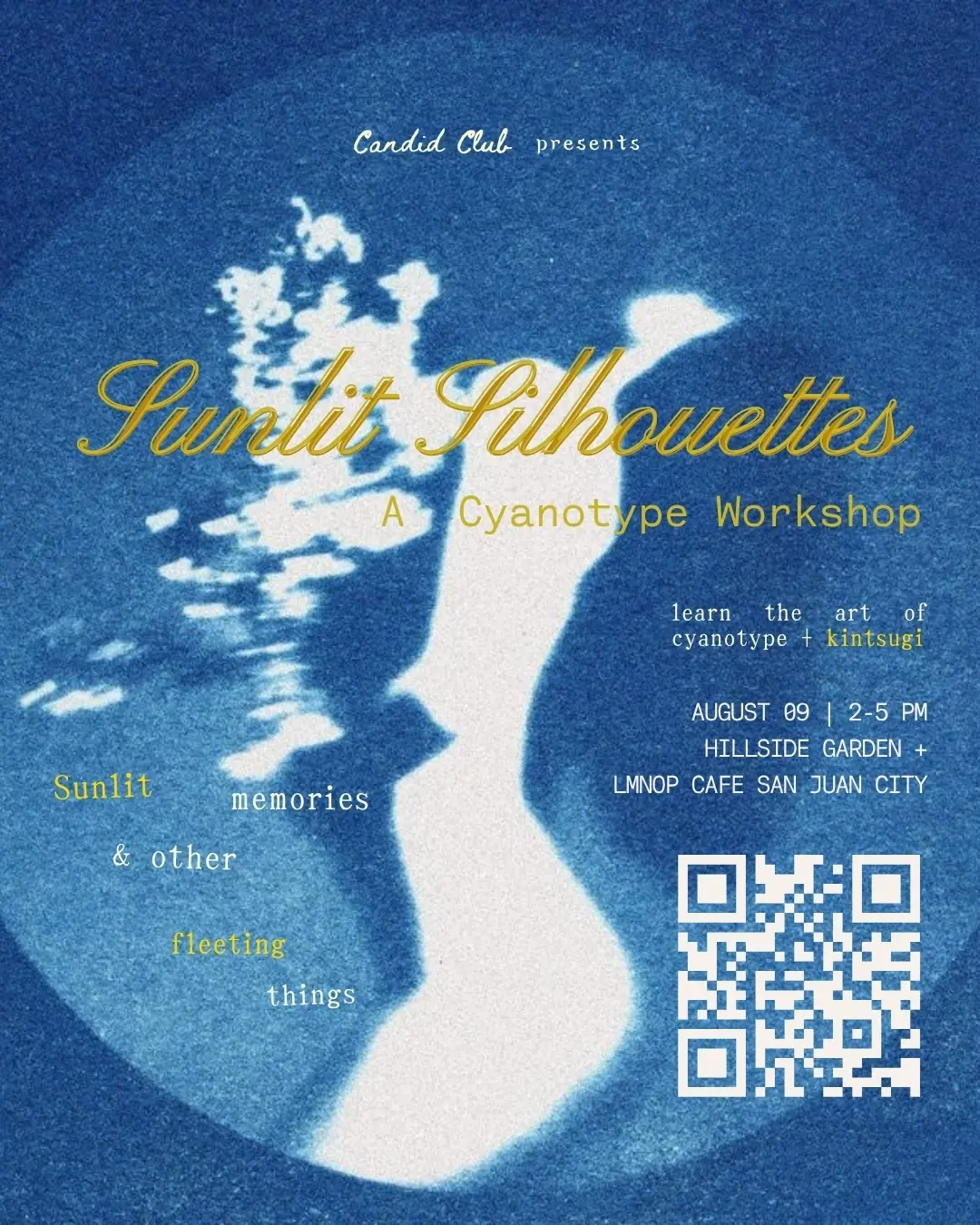 Candid Club's Cyanotype Workshop: Kintsugi