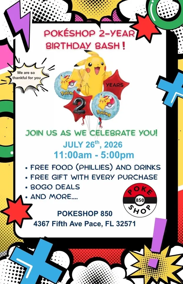 POKESHOP 850  -  2 Year Birthday Bash!!!