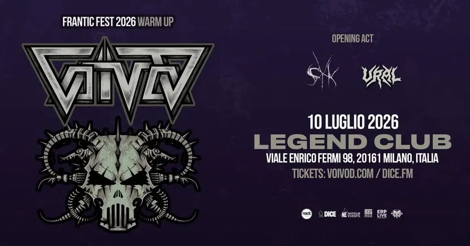 Frantic Fest Warm Up con VOIVOD, Syk e Ural | Legend Club, Milano
