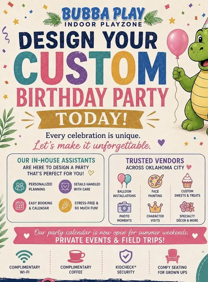 Book your Bubba Play Party Here! 