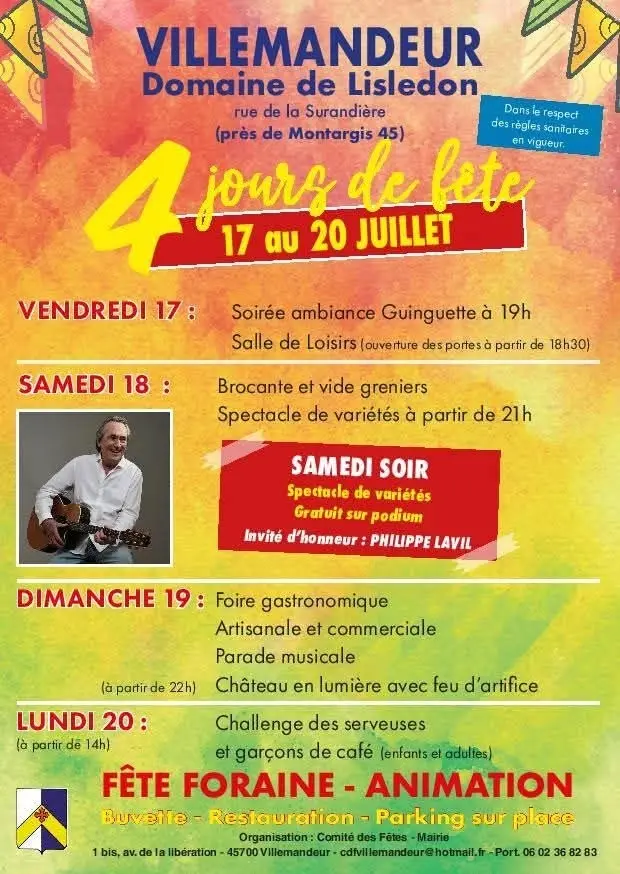 4 jours de fêtes