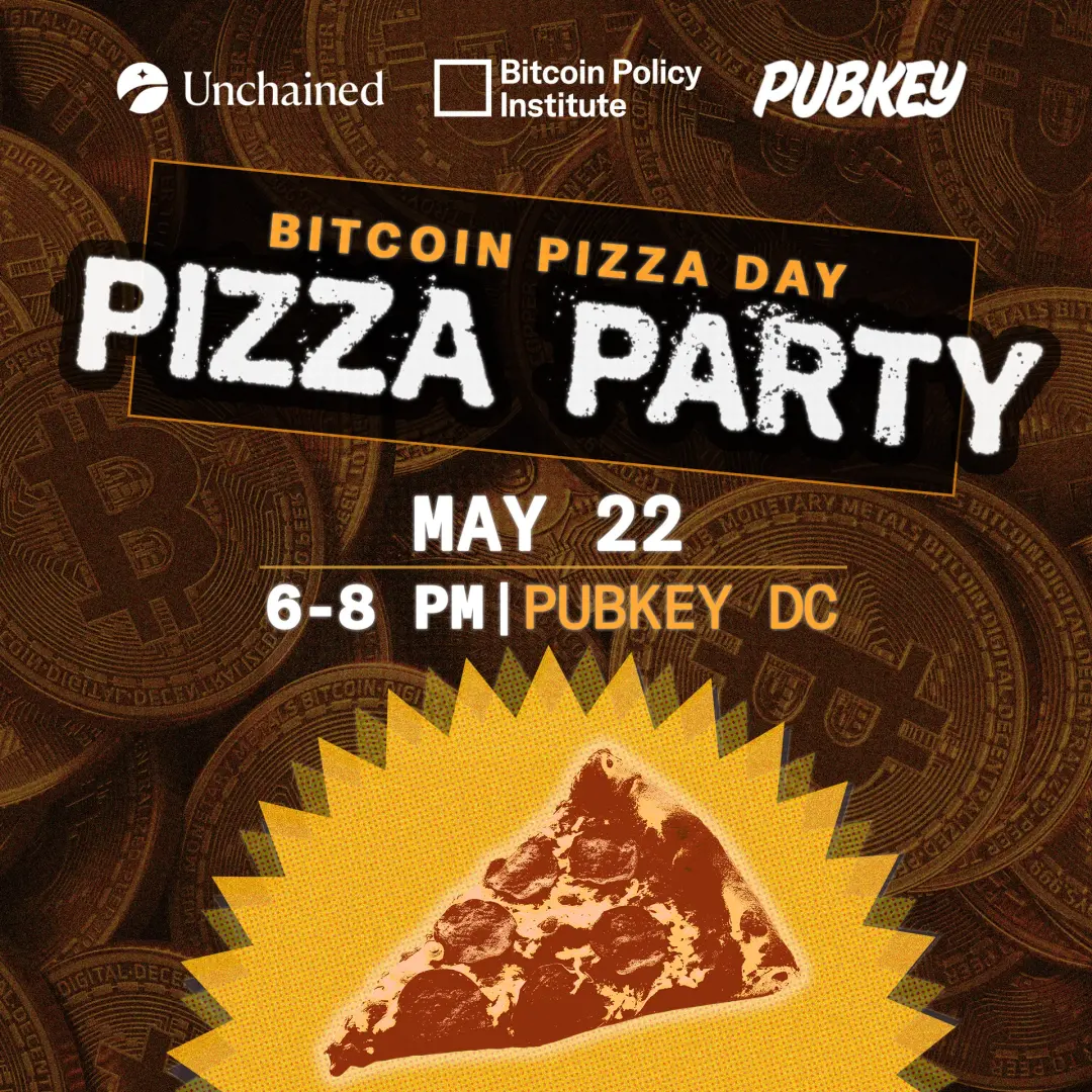 Bitcoin Pizza Day Celebration at PubKey DC