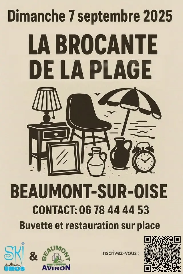 Brocante de la Plage de Beaumont-sur-Oise