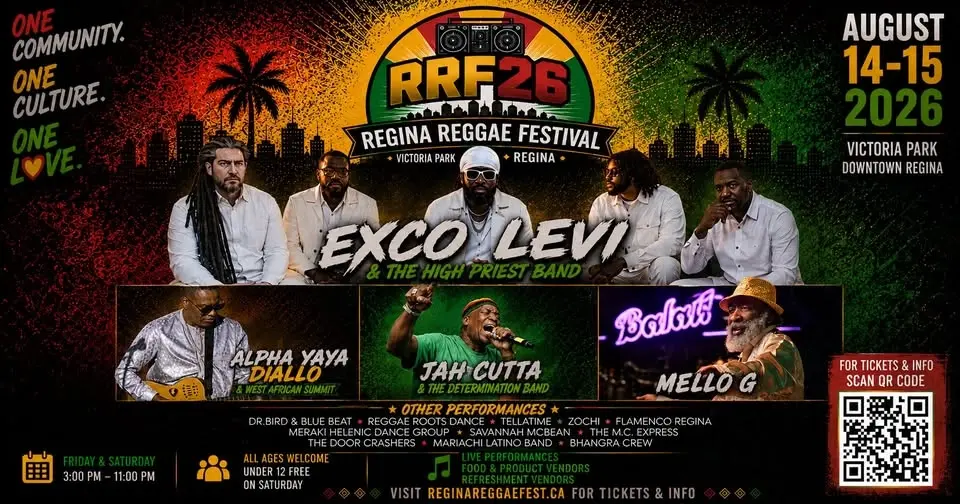 Regina Reggae Fest '26 - ONE LOVE