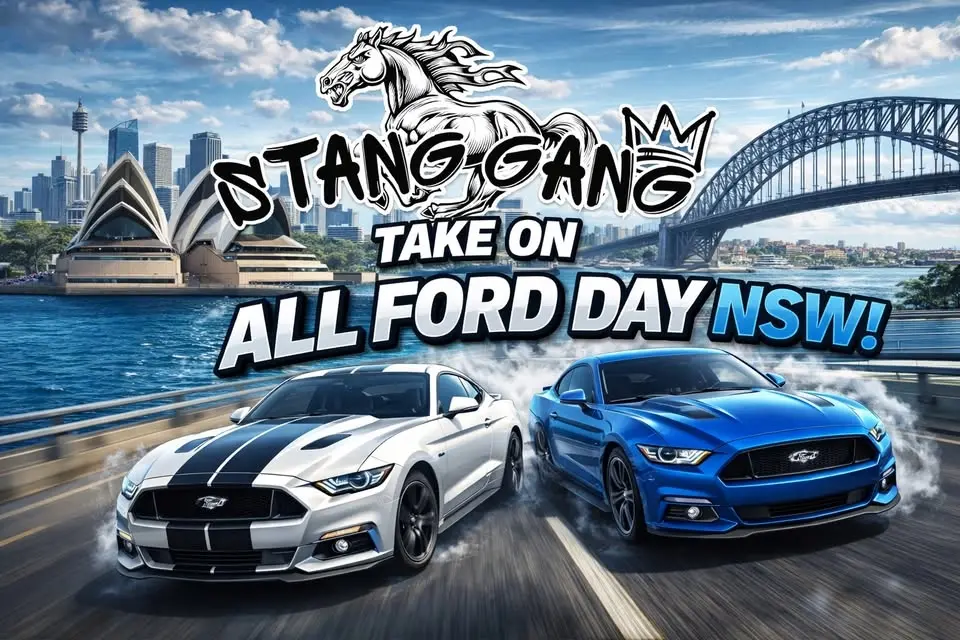 Stang Gang take on All Ford Day NSW!