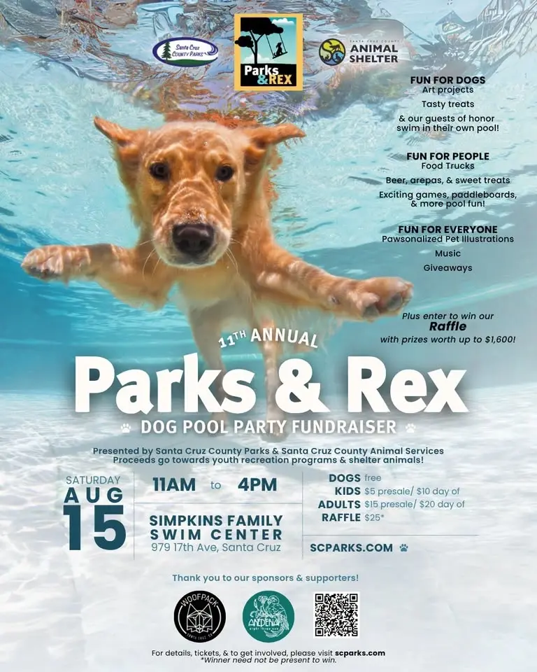 11th Annual Parks & Rex: Dog Pool Party Fundraiser!