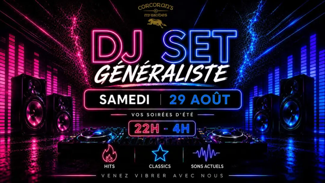 Dj Set - Samedi 29 Août