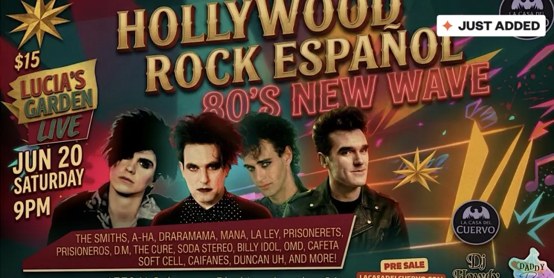 80's New Wave, Latin Rock & Classic Arcade Fun at Daddy Diamonds!